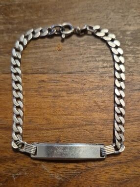 Women's Sterling Silver ID Bracelet